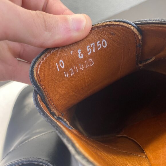 Allen Edmonds Warwick Black Plymouth Single Monk Straps Size 10 5750 USA,Mens - Picture 5 of 12